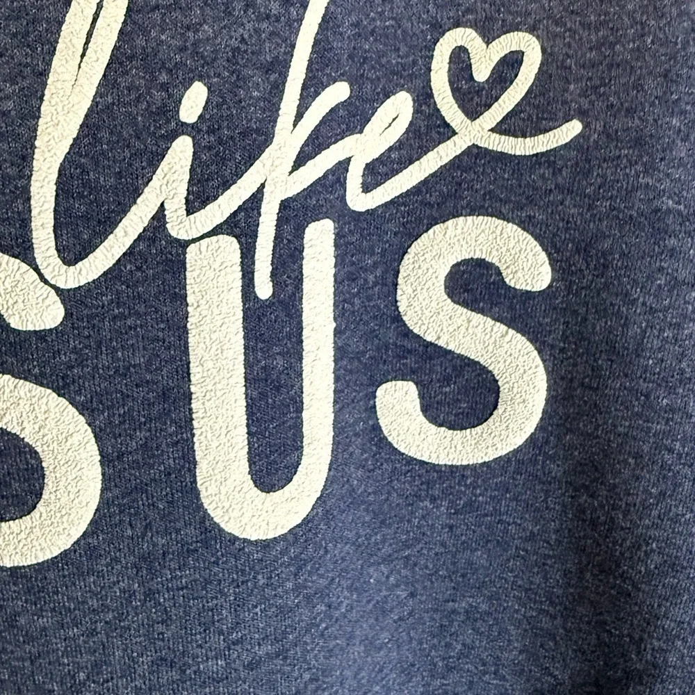 Navy Blue 'Love Like Jesus' Sweatshirt